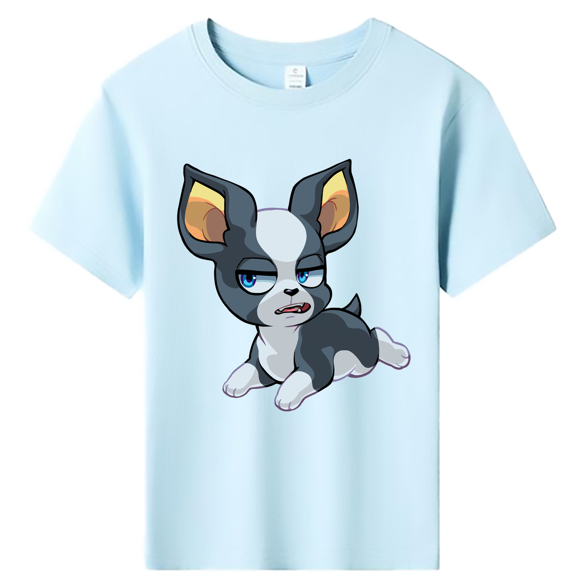（画像用） ジョジョの奇妙な冒険 イギー JoJo's Bizarre Adventure Iggy 綿100％キッズTシャツ（フロントプリント）